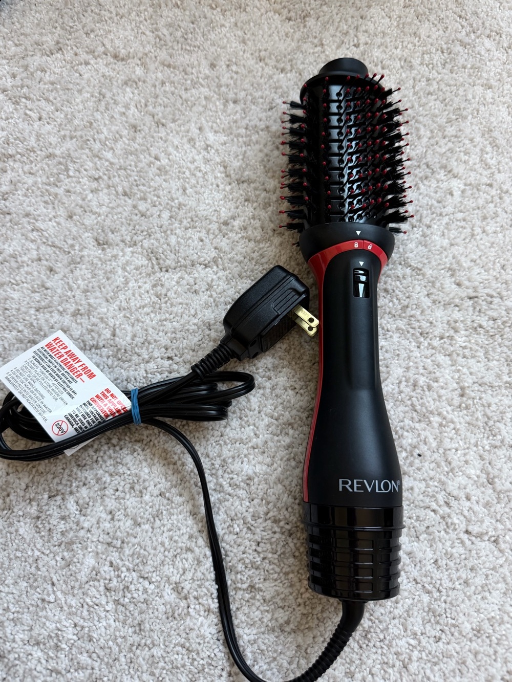 Revlon Black and Red Hot Air Styling Brush